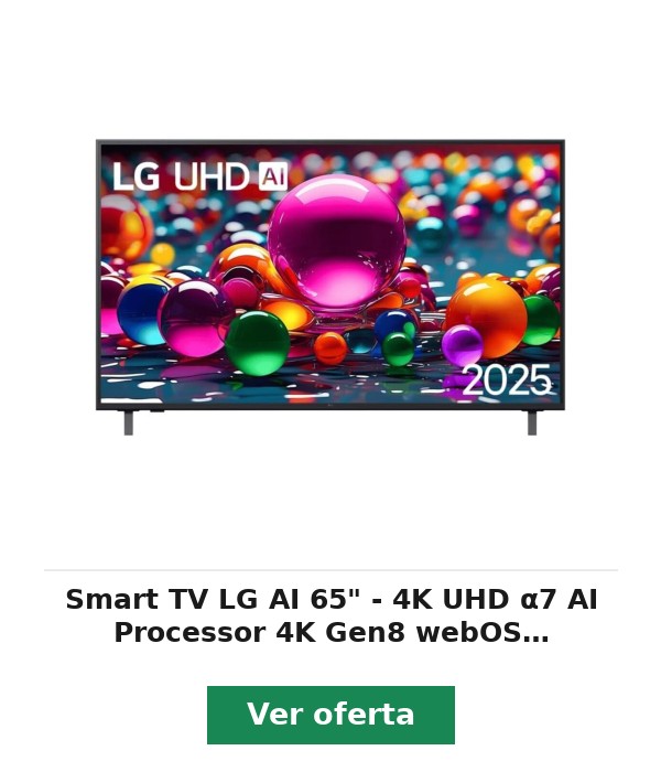 Oferta: Smart TV LG AI 65"
