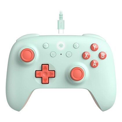 8Bitdo Ultimate 2C Wired Controller for Windows PC and Android, with 1000Hz Polling Rate, Hall Effect Joysticks and Hall Triggers, and Remappable L4/R4 Bumpers (Mint) — imagem 1