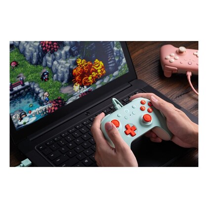 8Bitdo Ultimate 2C Wired Controller for Windows PC and Android, with 1000Hz Polling Rate, Hall Effect Joysticks and Hall Triggers, and Remappable L4/R4 Bumpers (Mint) — imagem 5
