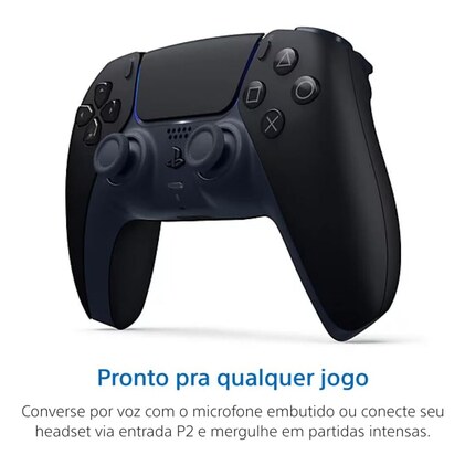 Controle sem fio DualSense Midnight Black — imagem 5