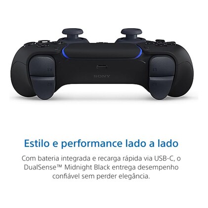 Controle sem fio DualSense Midnight Black — imagem 7