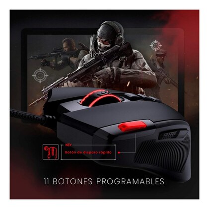 Mouse Gamer Redragon Predator RGB M612-RGB, Preto — imagem 5