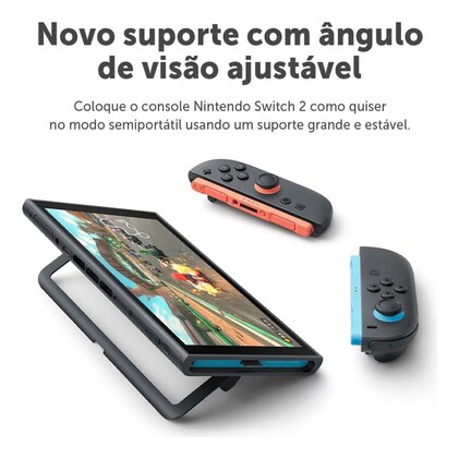 Nintendo, Console, Nintendo Switch 2, Nacional, Portátil e Doméstico, Bateria de até 9 Horas, Inclui Joy-Con com Suporte e Alças, 1 ano de Garantia - Modelo Nacional de Tomada — imagem 6
