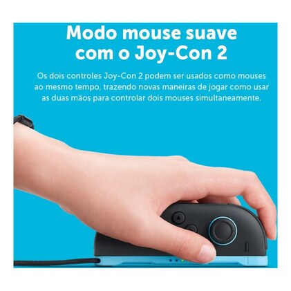 Nintendo, Console, Nintendo Switch 2, Nacional, Portátil e Doméstico, Bateria de até 9 Horas, Inclui Joy-Con com Suporte e Alças, 1 ano de Garantia - Modelo Nacional de Tomada — imagem 8