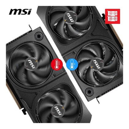 PLACA DE VIDEO NV RTX5060TI 8GB GDDR7 128BITS VENTUS 2X OC PLUS MSI 912-V536-023 — imagem 3