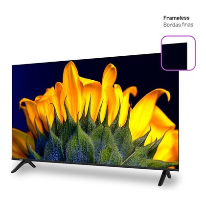 Smart TV HQ QLED 50 Polegadas HQ-QLED50SM 4K Wi-Fi Bluetooth, Dolby Audio, Apps, Netflix, YouTube e Prime Video, 3 HDMI. — imagem 2