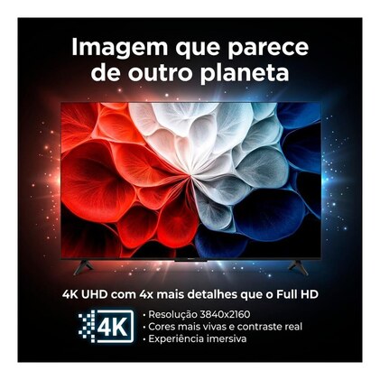 Smart TV Semp 43 Polegadas LED HVA 4K S62 WiFi — imagem 7