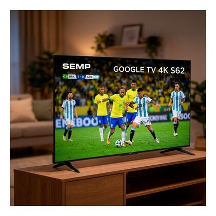 Smart TV Semp 43 Polegadas LED HVA 4K S62 WiFi — imagem 8