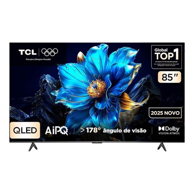 Smart TV TCL 85" QLED 4K: Grande Imersão